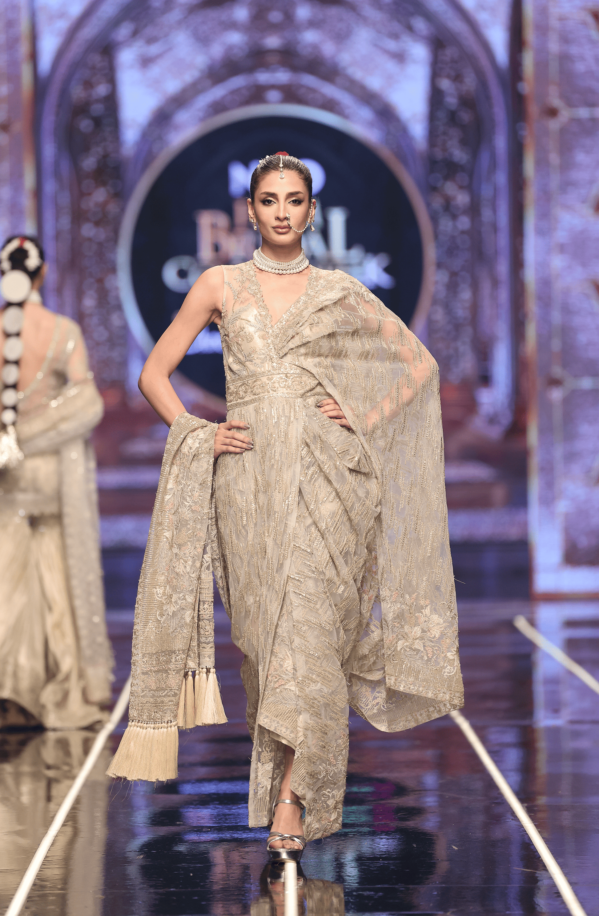 HSY | BCW-011 - Contemporary Stitched Saree