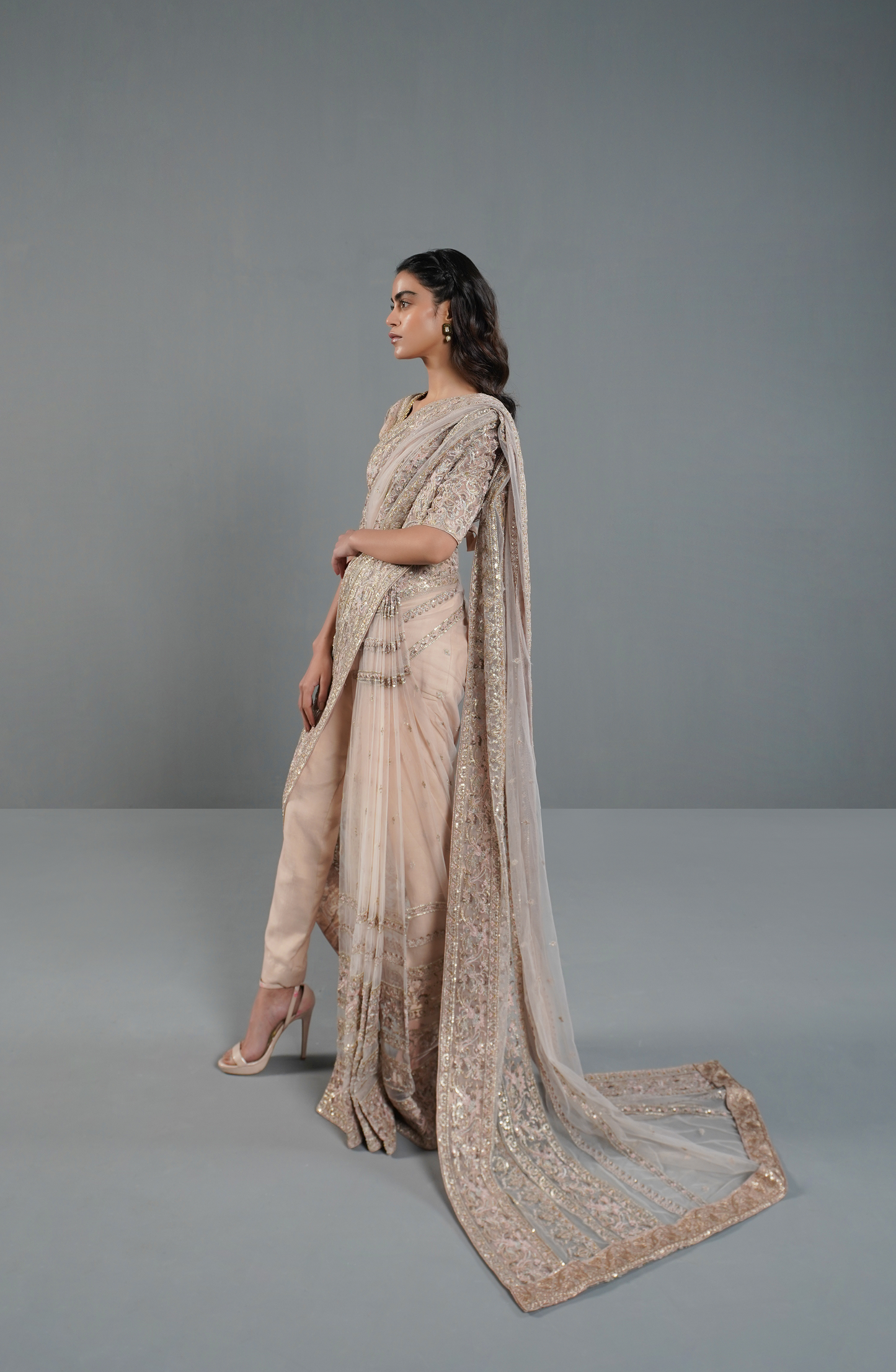 HSY Trousseau Luxury Saree for wedding or Party