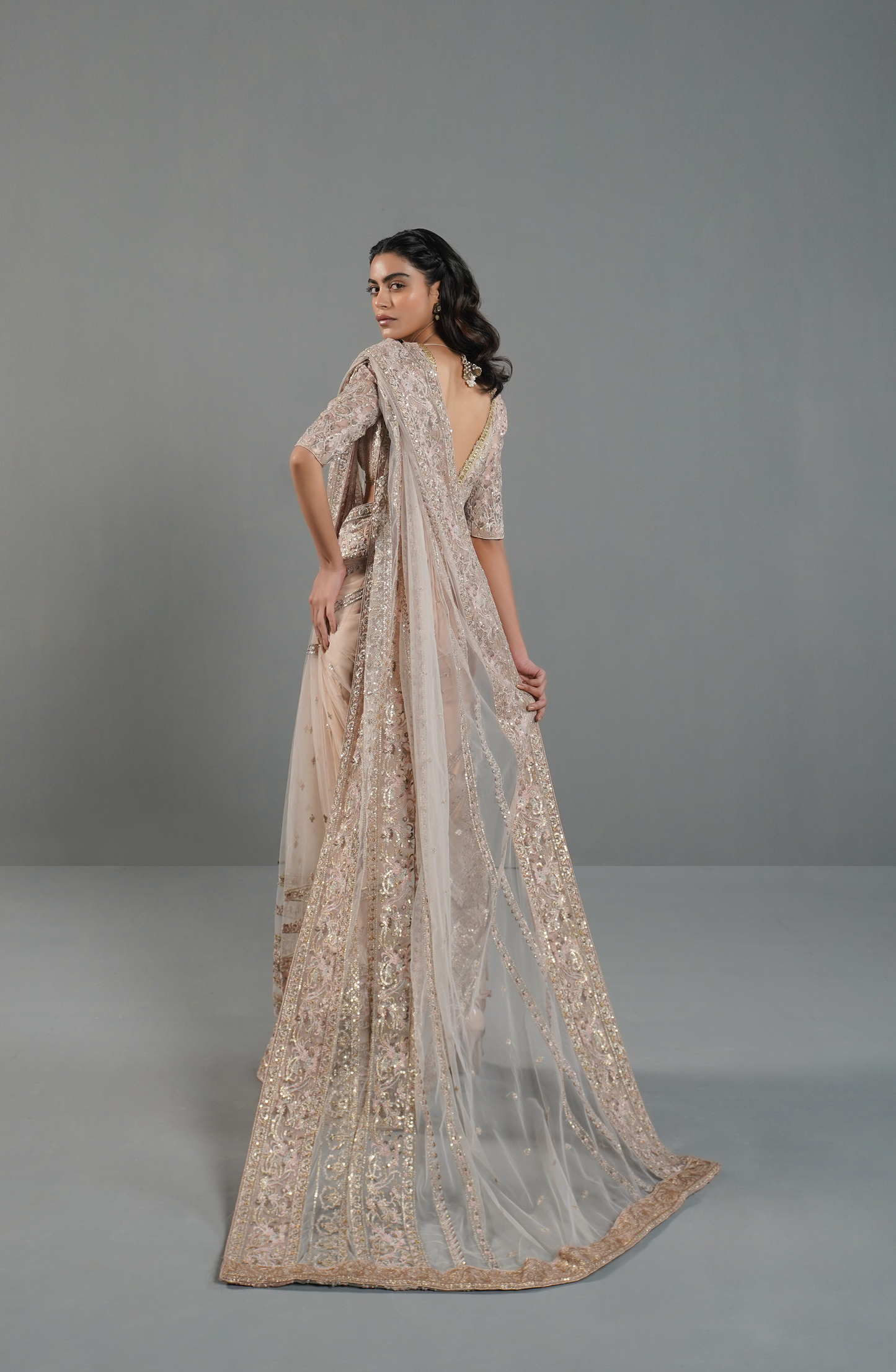 HSY Trousseau Luxury Saree for wedding and Party