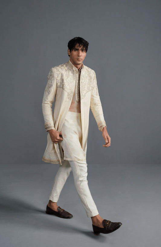 Buy designer sherwani for men with royal embroidery