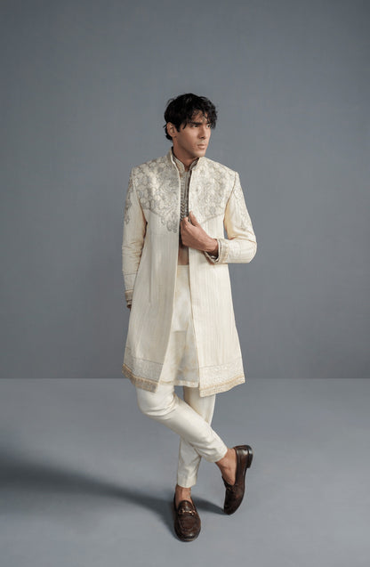 Buy designer sherwani for men with royal embroidery