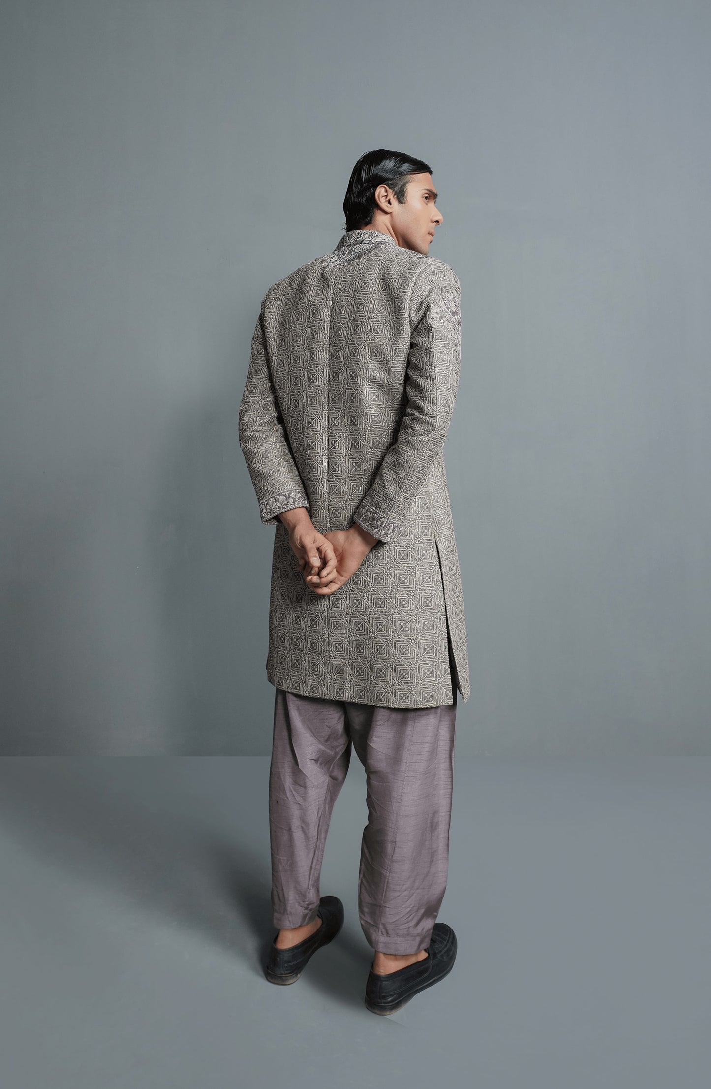 Men’s sherwani designs with intricate embroidery