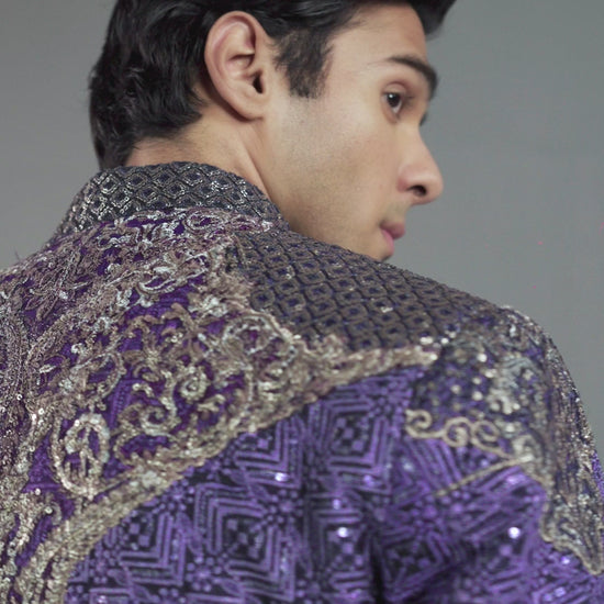 Pakistani designer HSY sherwani USA