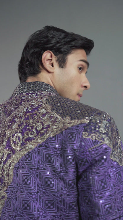 Pakistani designer HSY sherwani USA